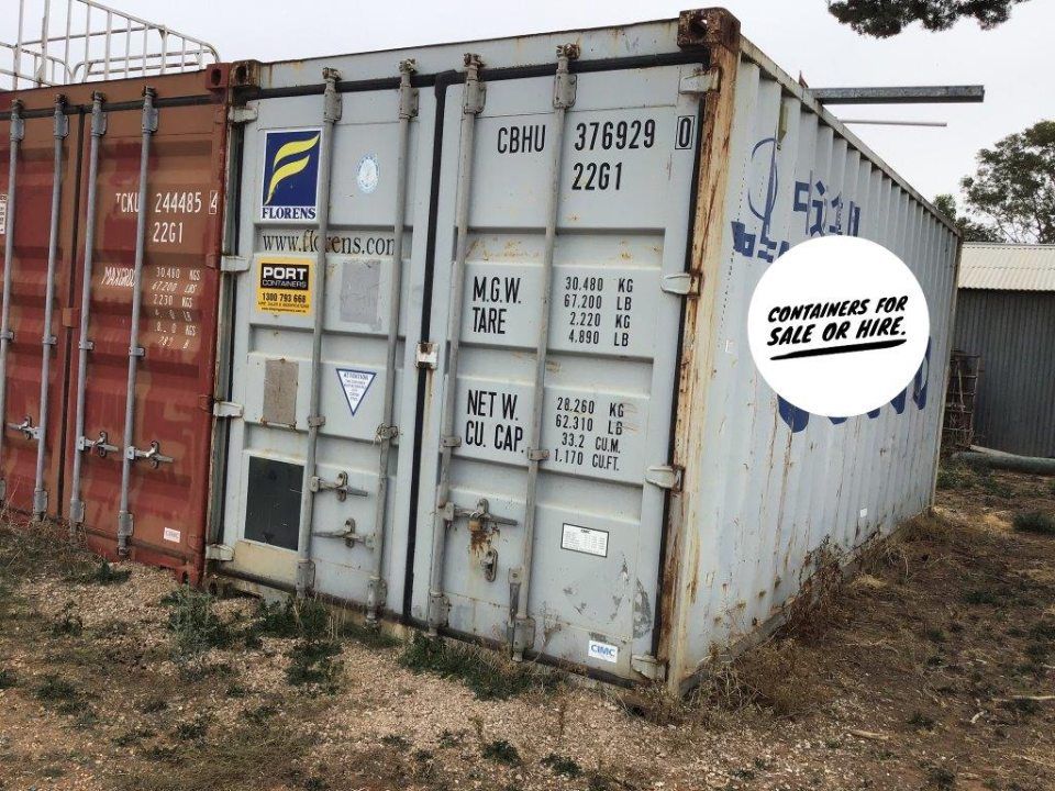 Container for sales and hire
