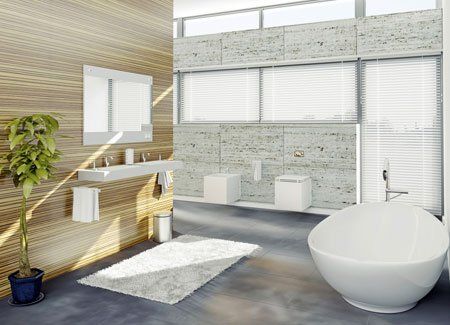 modern and luxury bathroom