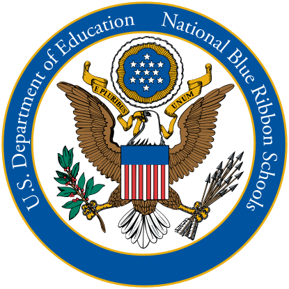 The seal of the u.s. department of education national blue ribbon schools