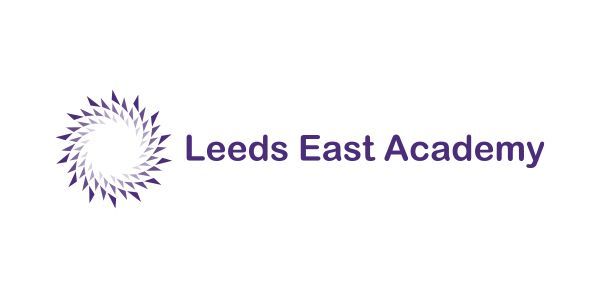 The logo for leeds east academy