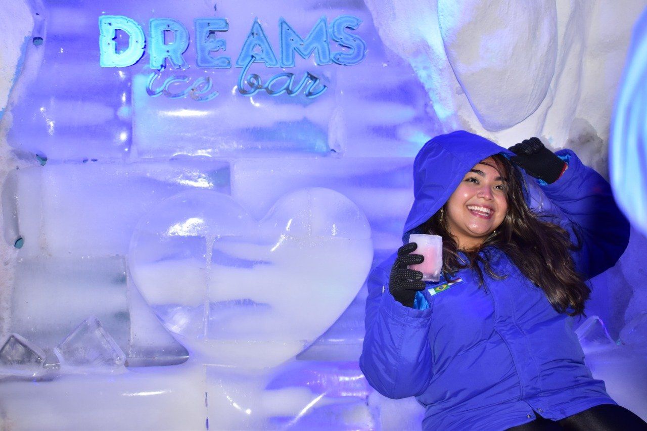 O Dreams ice bar recebeu - Dreams Park Show Foz do Iguaçu