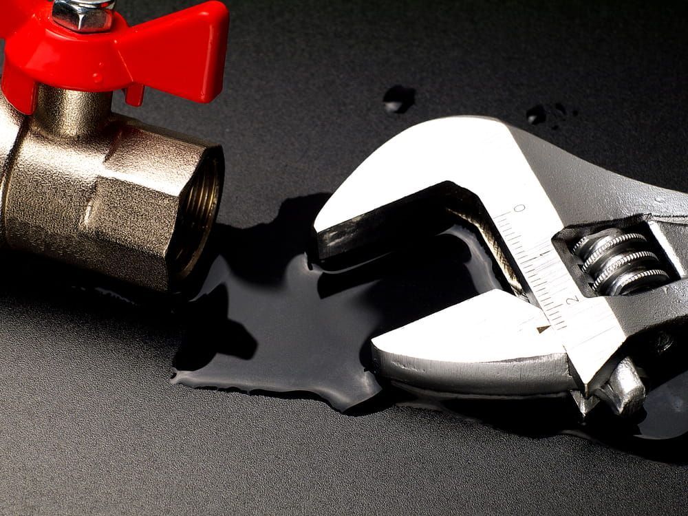 Wrench is Next to a Ball Valve That is Leaking — Off-Tap Plumbing NQ In Currajong, QLD