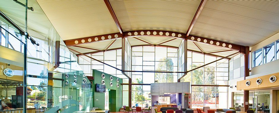 Large Building With A Lot Of Windows And A High Ceiling — Atherton Glass In Atherton, QLD