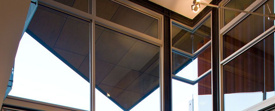 Building With A Lot Of Windows And A Ceiling Light — Atherton Glass In Ravenshoe, QLD