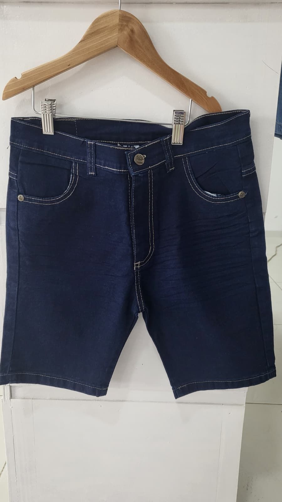 bermuda jeans clasica