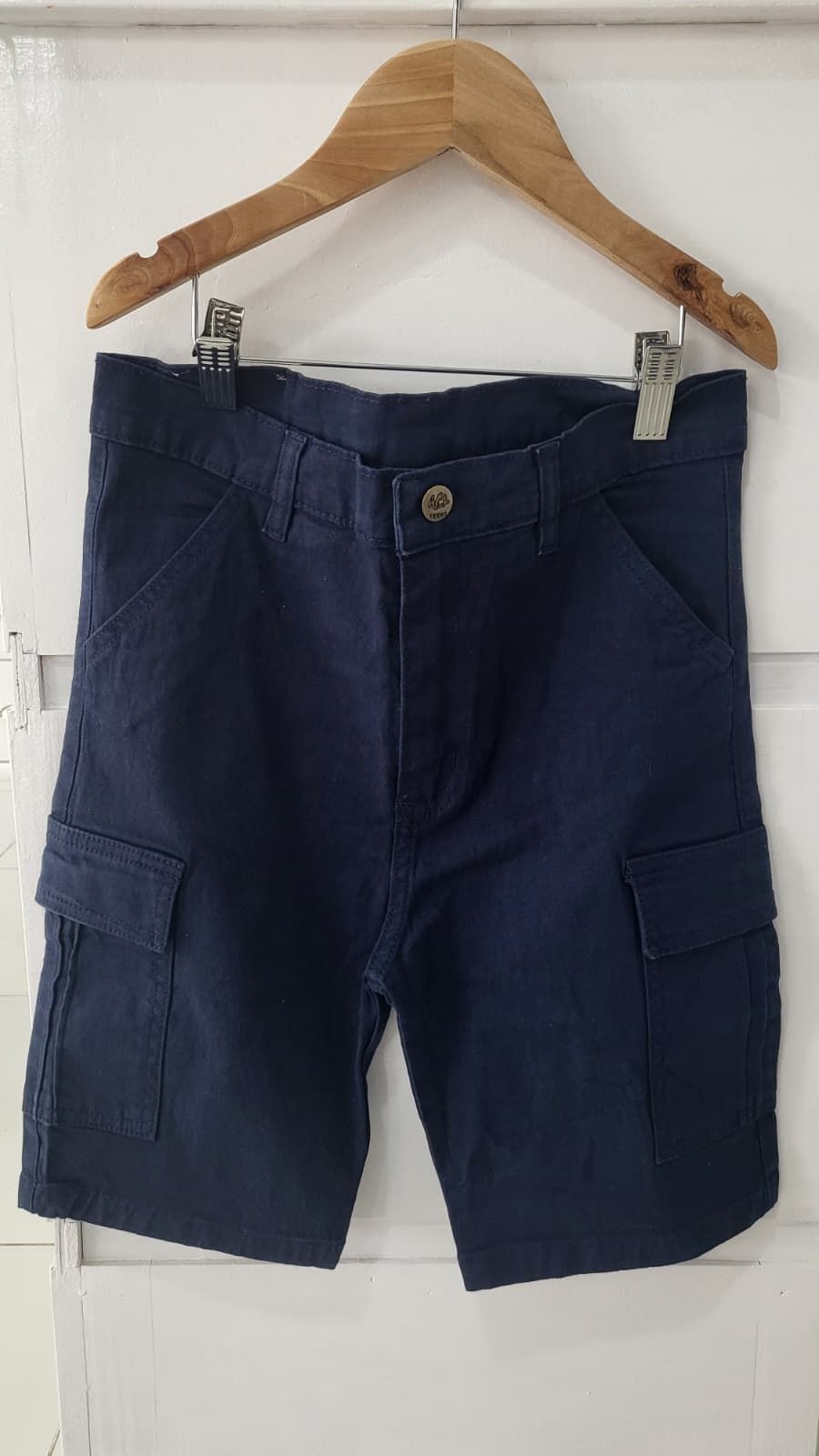 short gabardina cargo