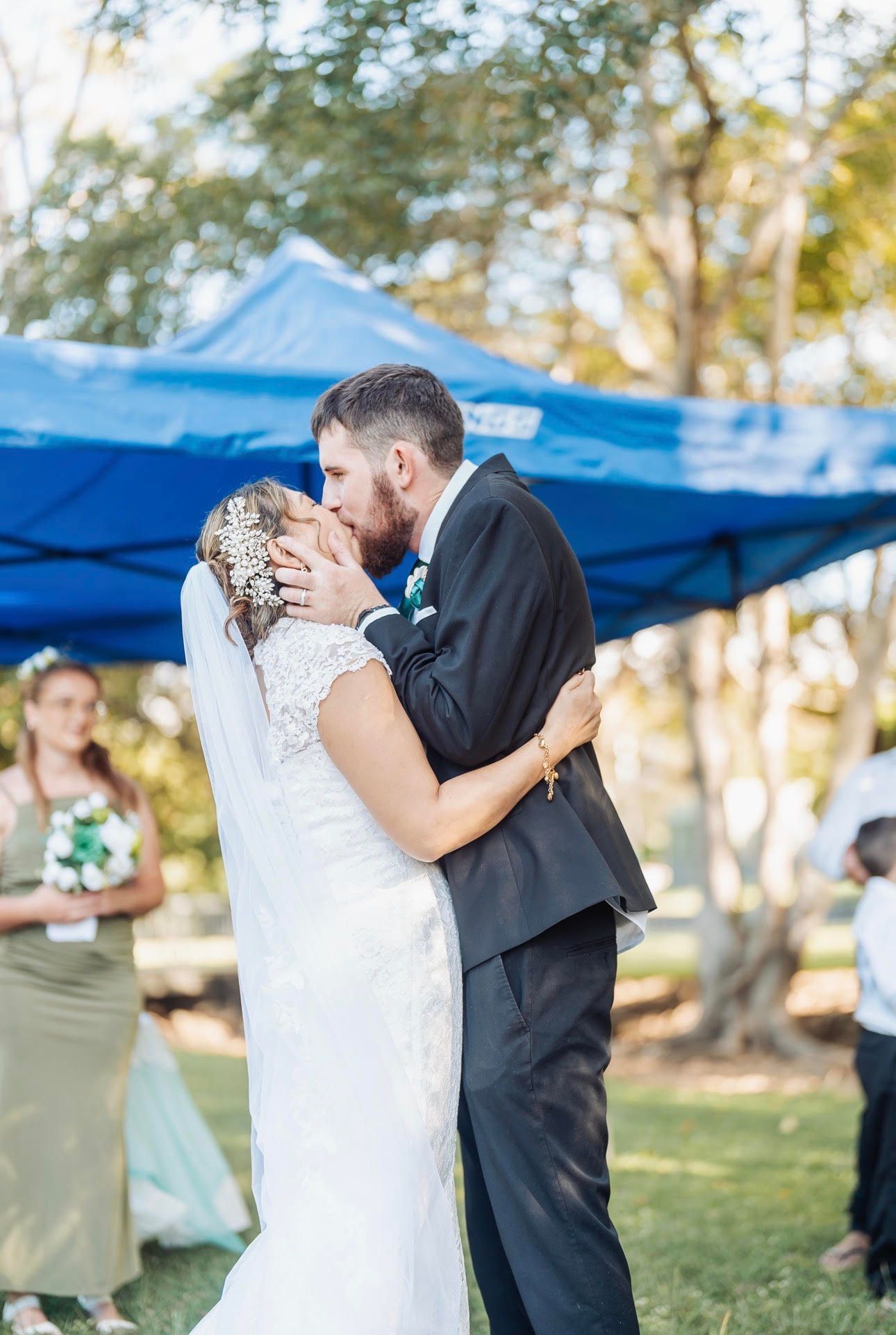 Thomas & Reihana married at Bicentennial Lakes Mareeba image 1