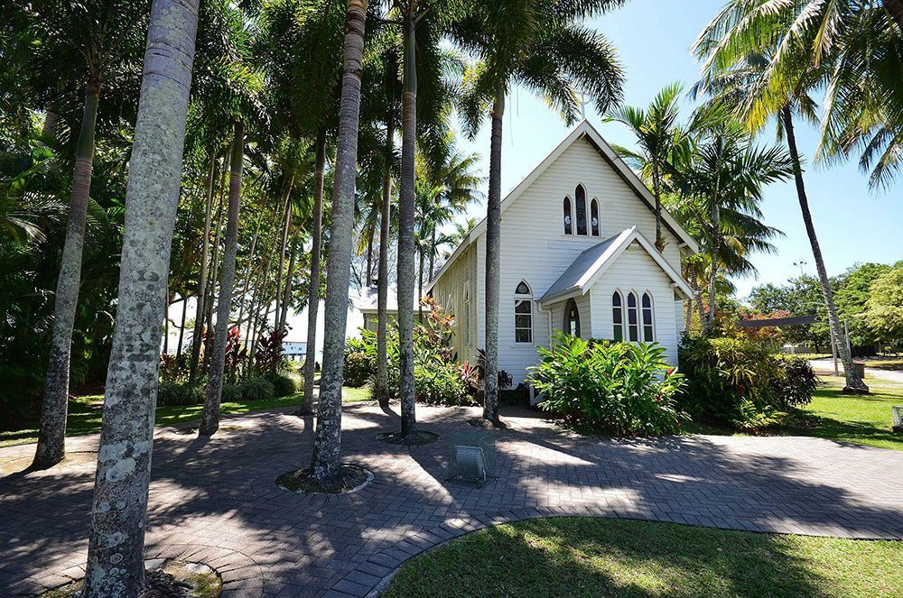 A White Chapel — GinaS Cairns Tropical Weddings in Parramatta Park, QLD