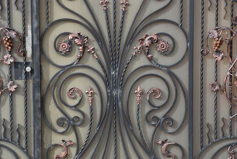 Curly With Rose Ornamental — Barberton, OH — Glas Ornamental Metals Inc.