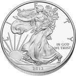Liberty 2013 silver coin — gold coin buyers Pasadena, CA