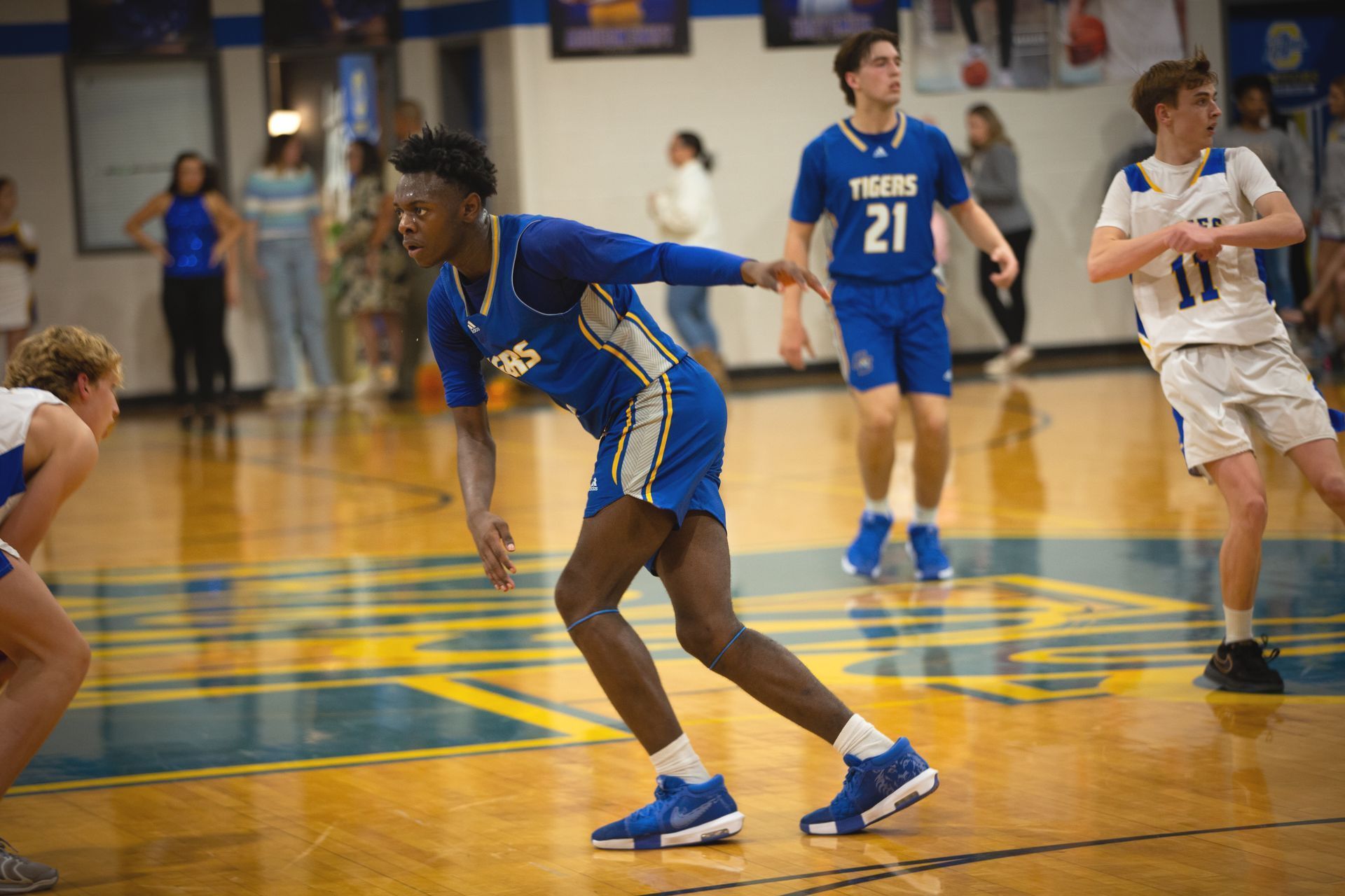 A basketball with the letter b on it