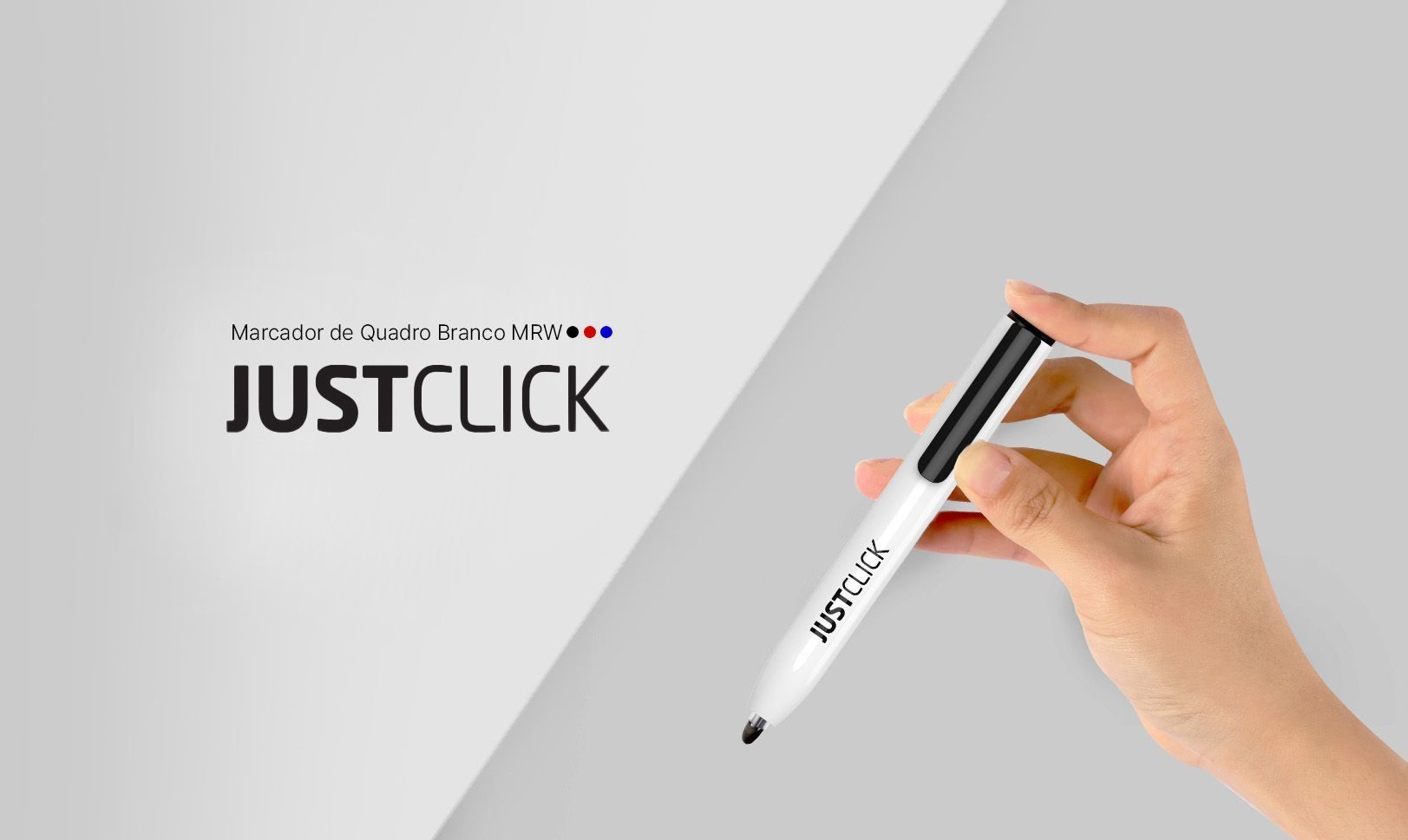 Marcadores de quadro branco JUSTCLICK da Morris