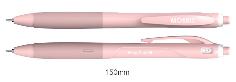 Tamanho do sublinhador pastel da Morris