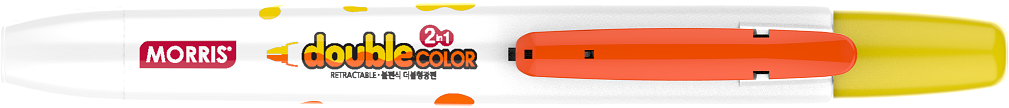 Sublinhador Fluorescente Duplo JUSTCLICK da Morris