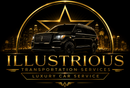 Luxury transport services logo with a uniformed chauffeur, diamond icon, and “Luxury & Comfort” text