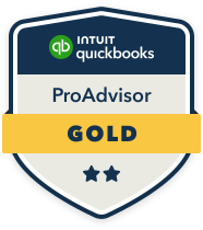 A badge that says proadvisor gold on it