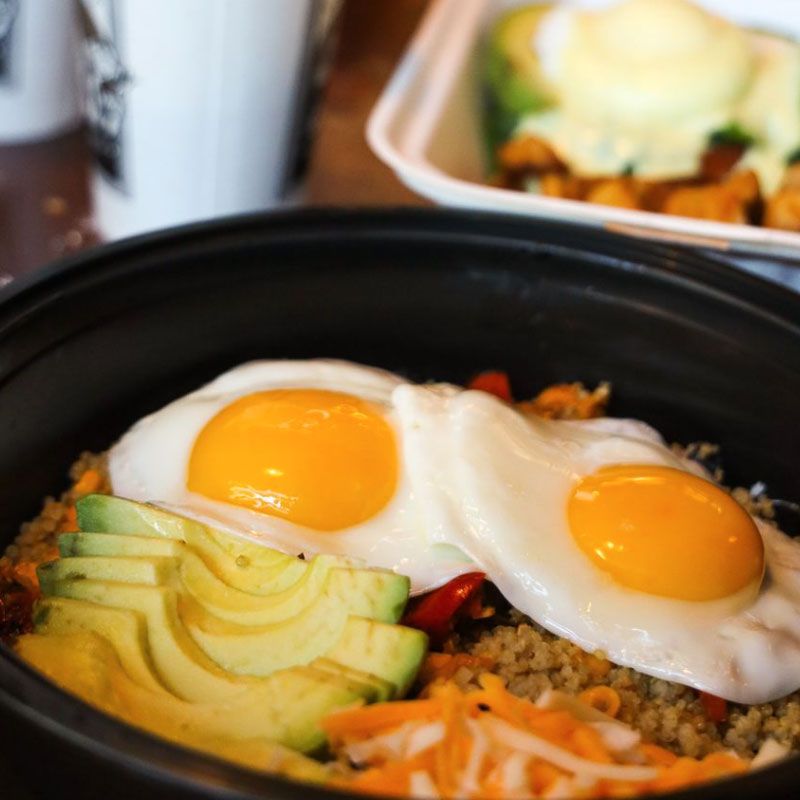 quinoa egg bowl