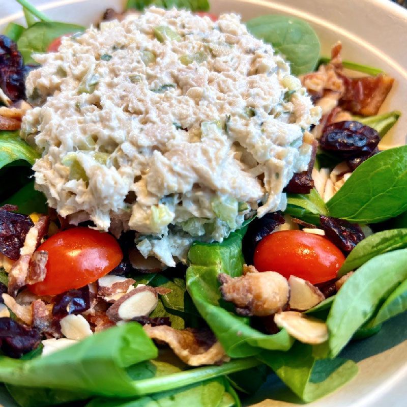 spinach chicken salad