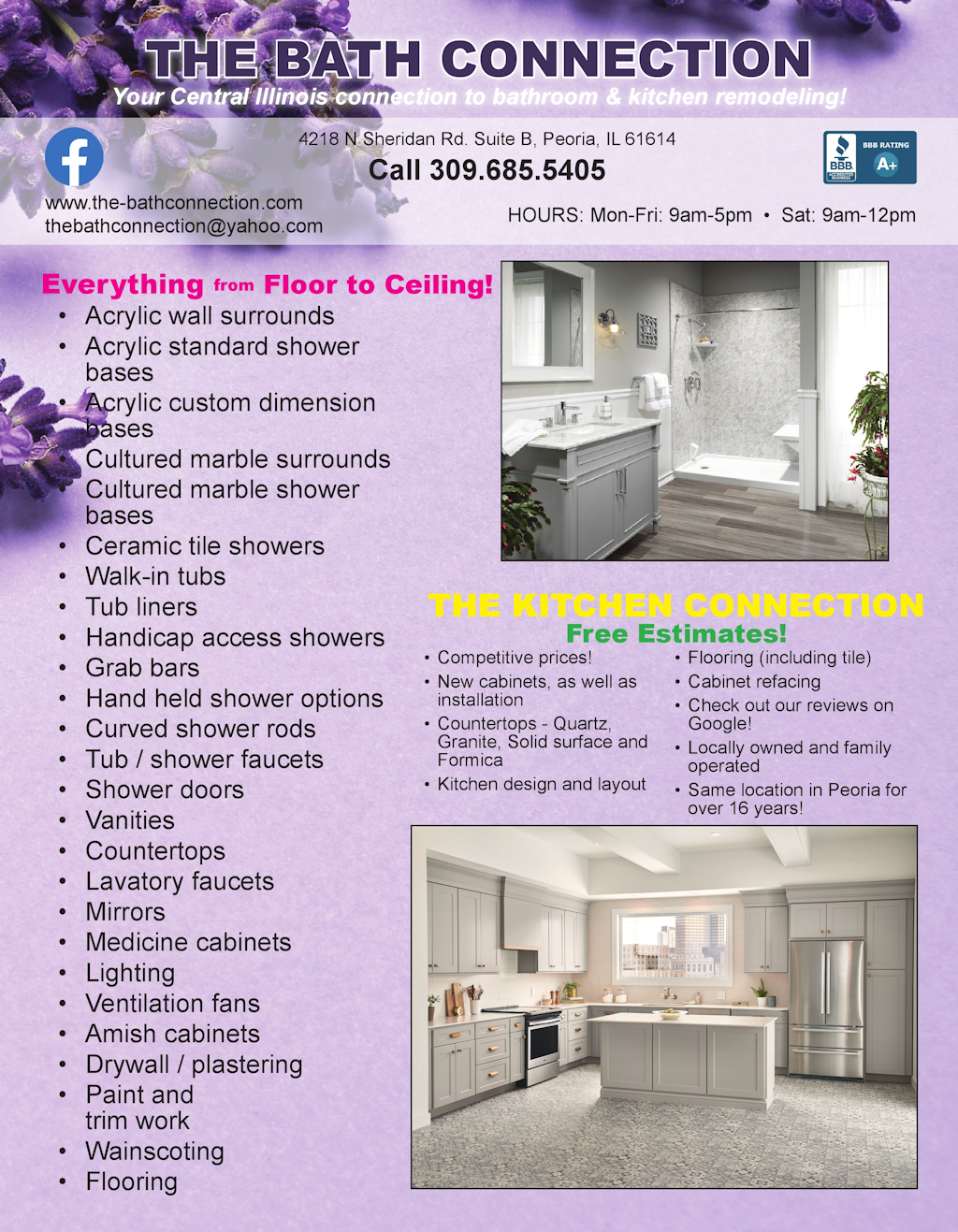 The Kitchen Connection $750 off remodel and 10% off refacing cabinets Peoria, IL