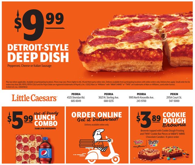 5.99 Lunch Combo Little Caesars  