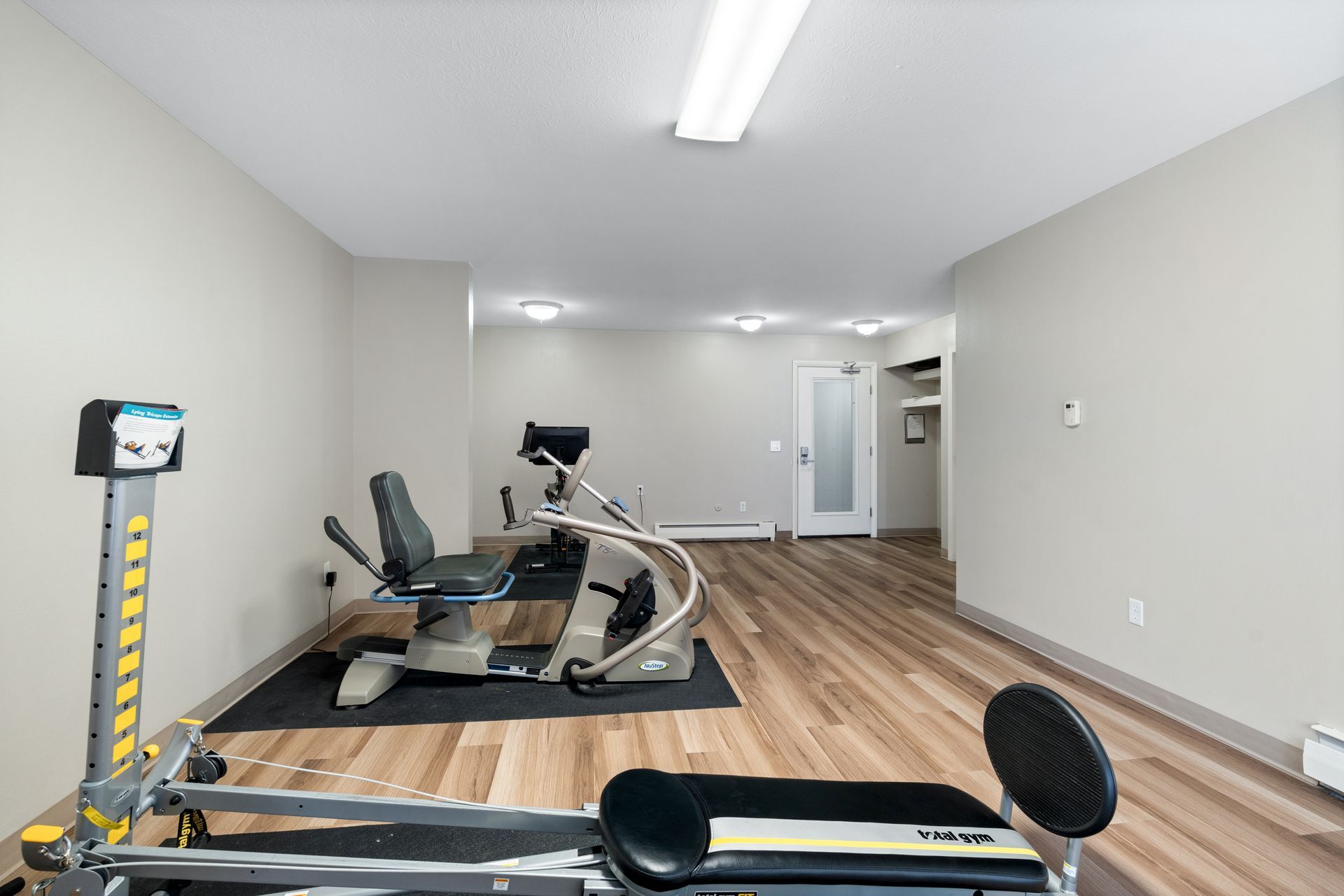 Photo of a  gym with various equipment