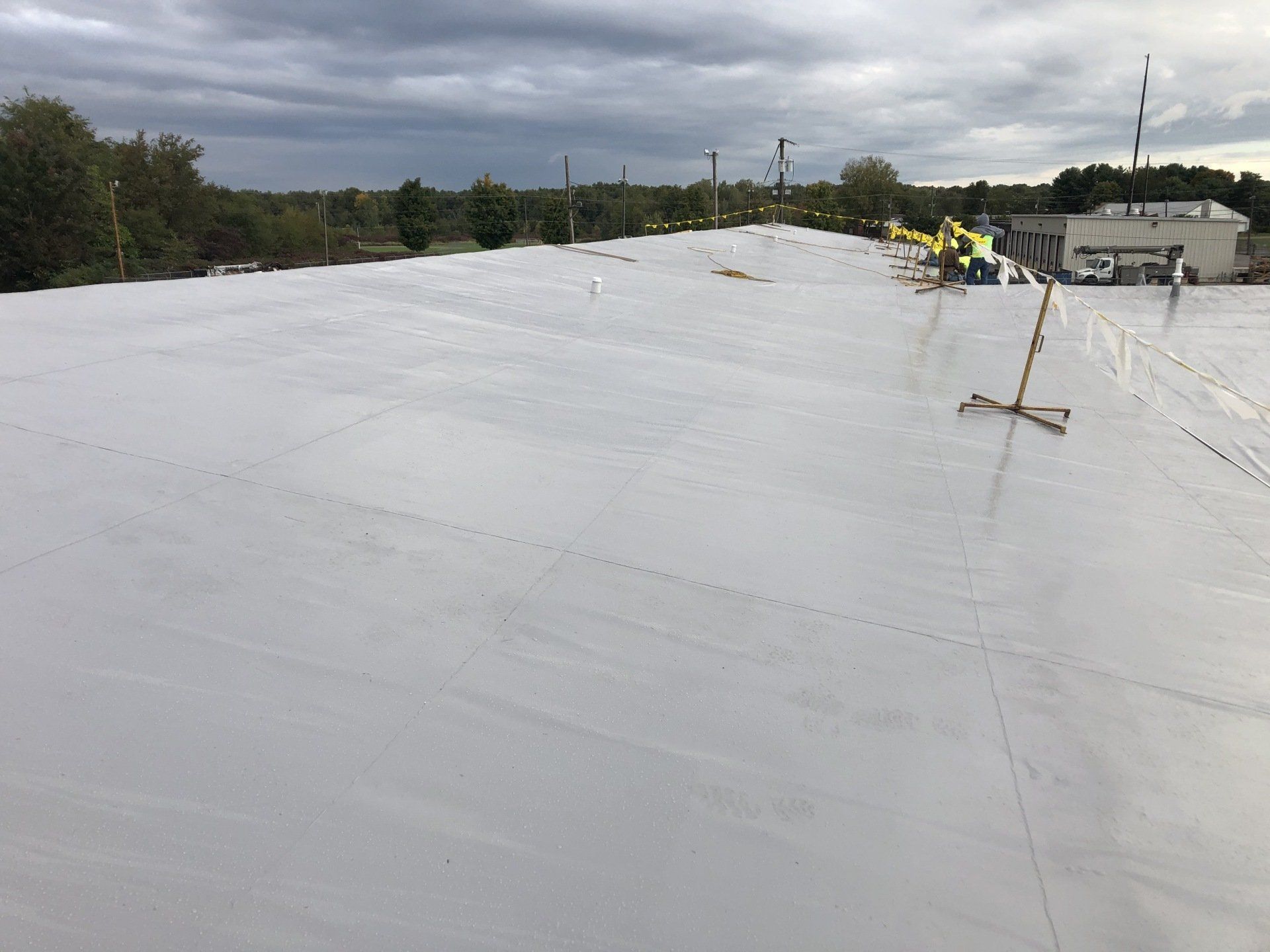 PVC Membrane Installation — Youngstown, OH — Holko Enercon Roofing Solutions