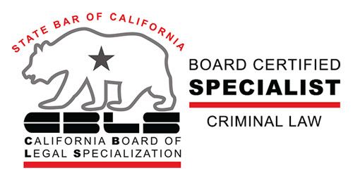 The california board of legal specialization is a board certified specialist in criminal law.