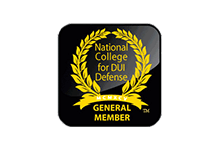 The National College for DUI Defense general member badge.