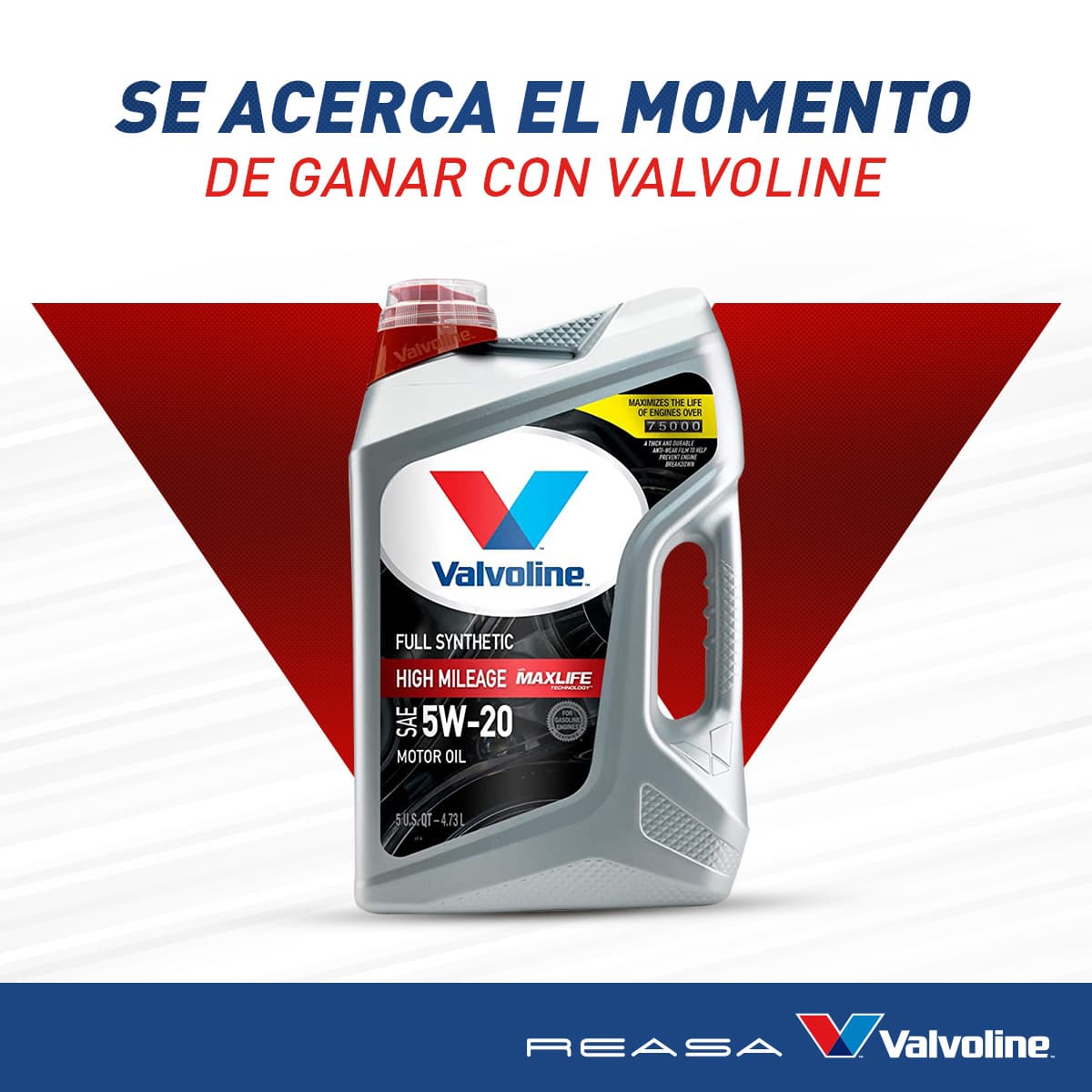 Bote de valvoline gris