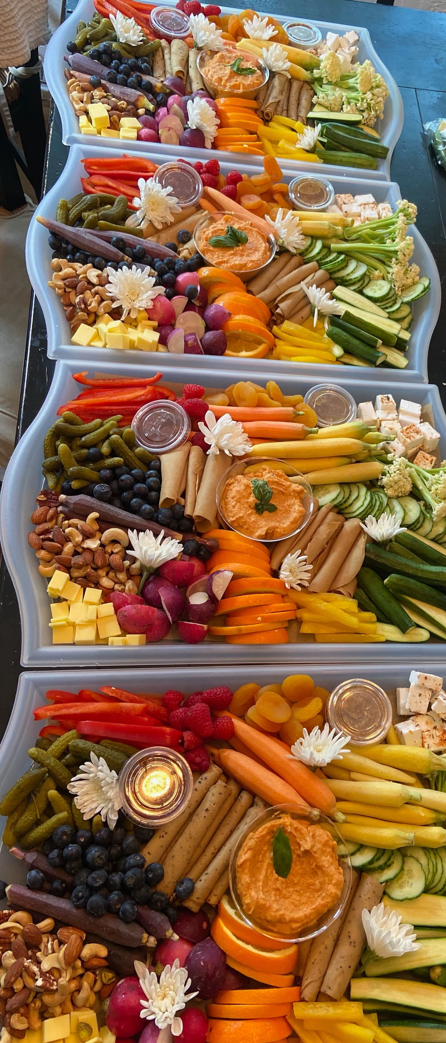 A variety of fruits and vegetables on a plate