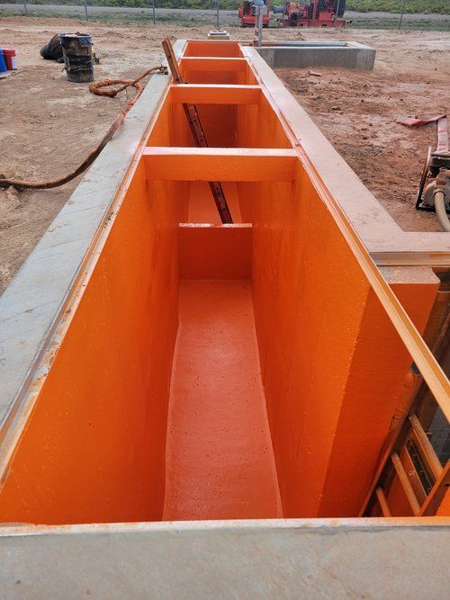 Off-Line Sewer Gravel Trap Located In Central