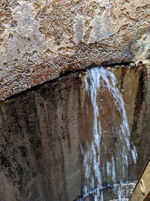 Major Infiltration Next to River in Salt Lake City, UT