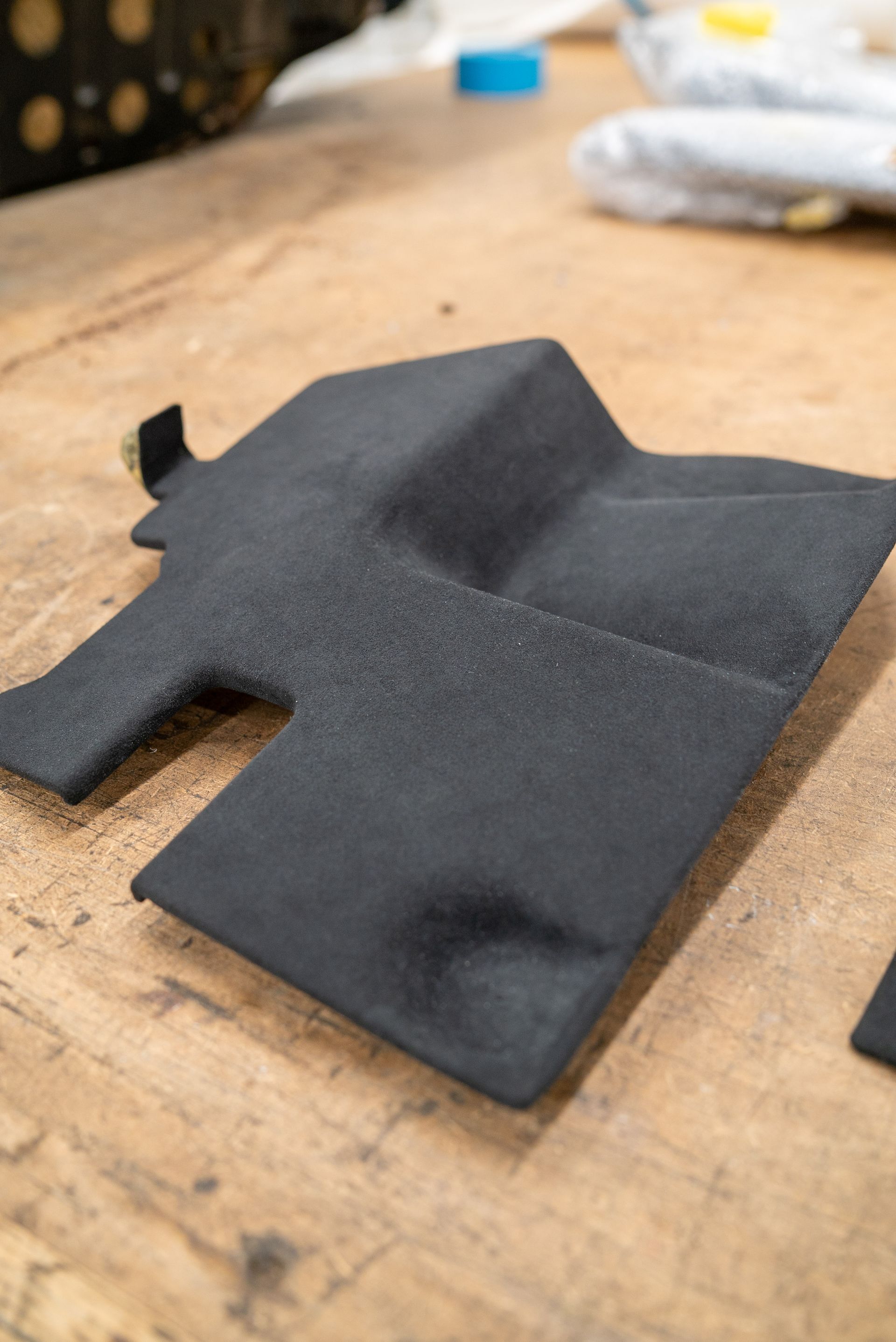 ferrari 360 Challenge Stradale red STG Sam seen through glass interior alcantara blue restoration d:class