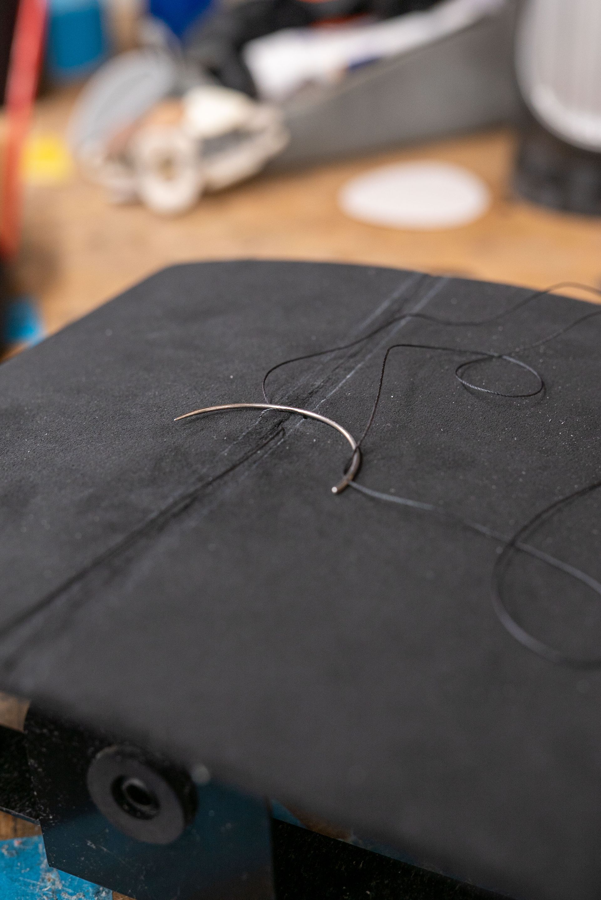 ferrari 360 Challenge Stradale red STG Sam seen through glass interior alcantara red restoration d:class