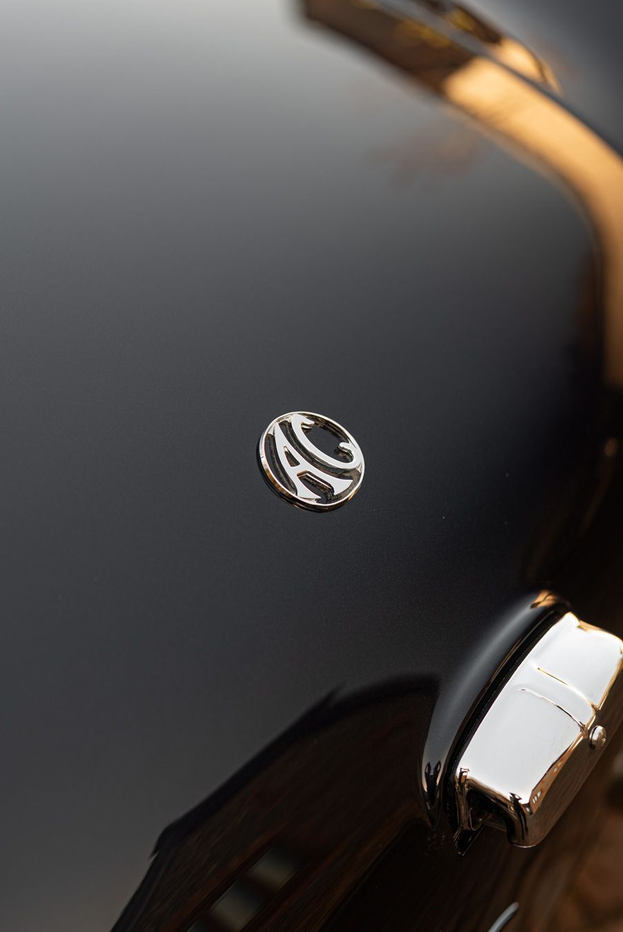 AC Cobra MKiv Mk IV mk4 4 retrim restoration respray repaint paint refurbish restore resto leather carpet black vaumol grained crushed how to trim redline engineering d:class dclass auto automotive golden hour seats steering wheel dashboard