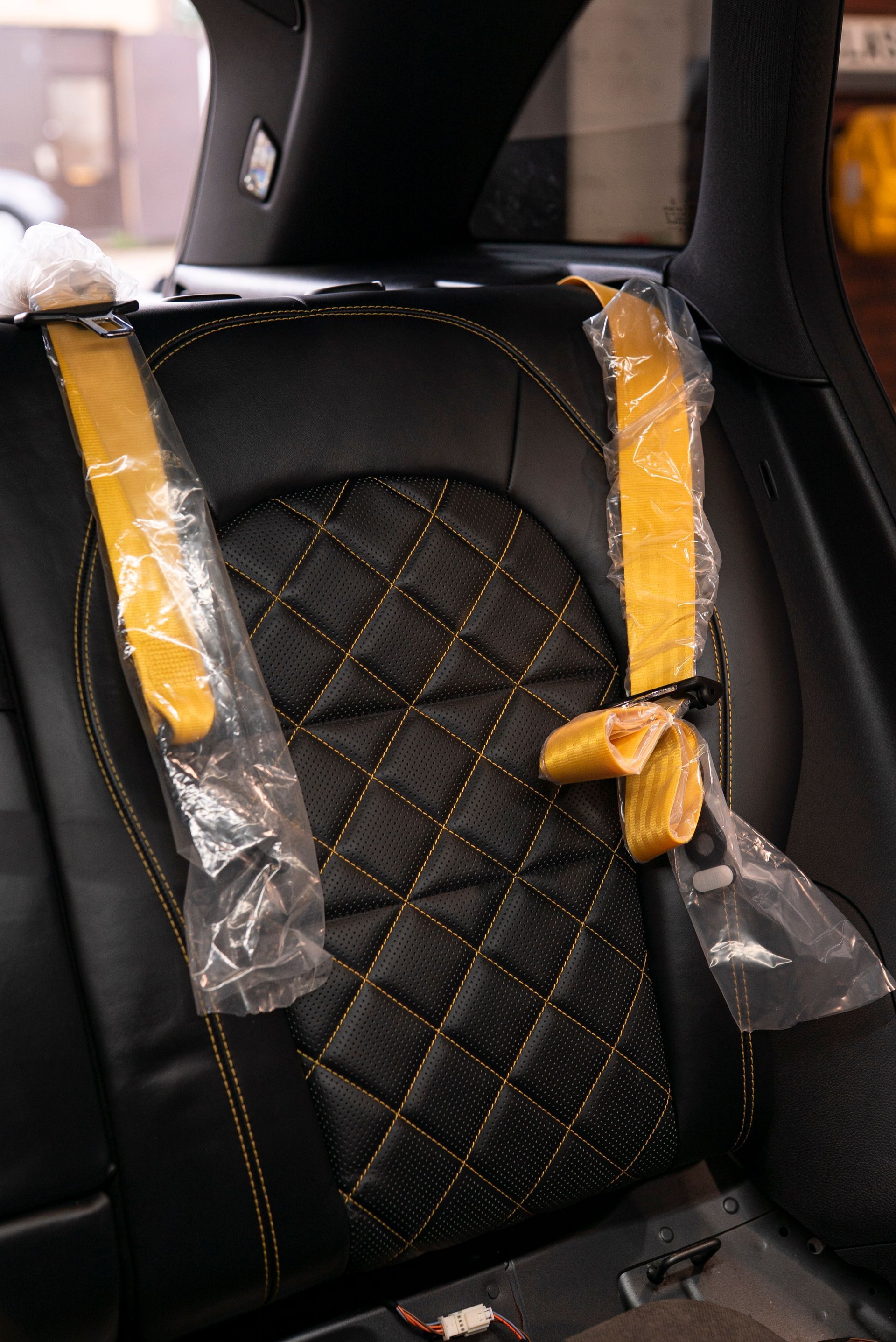 mercedes-benz mercedes GLC AMG 63 leather seats yellow seat belts d:class belt surrey near me