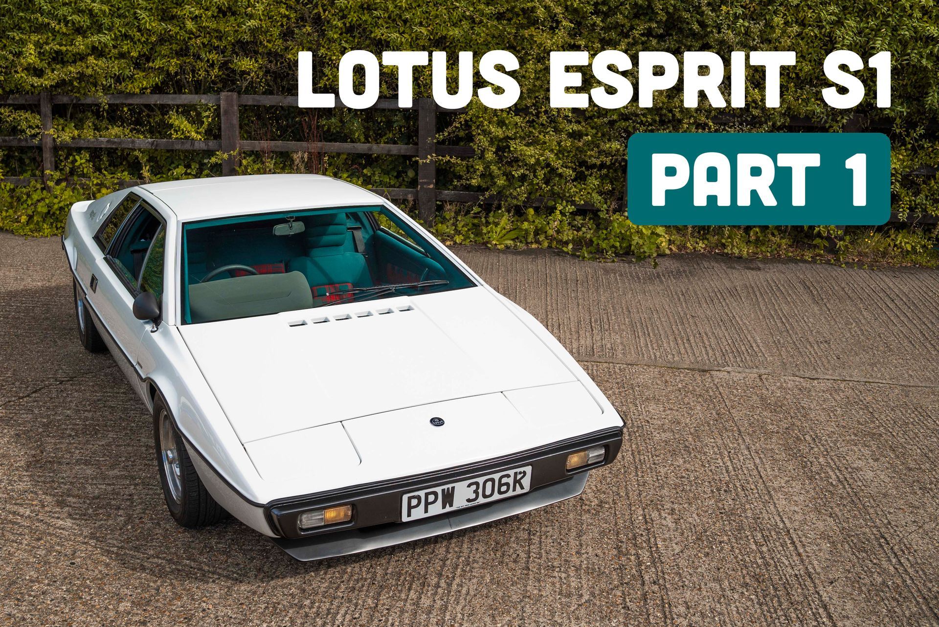 lotus esprit s1 james bond the spy who loved me restoration retrim interior seats year car what was
