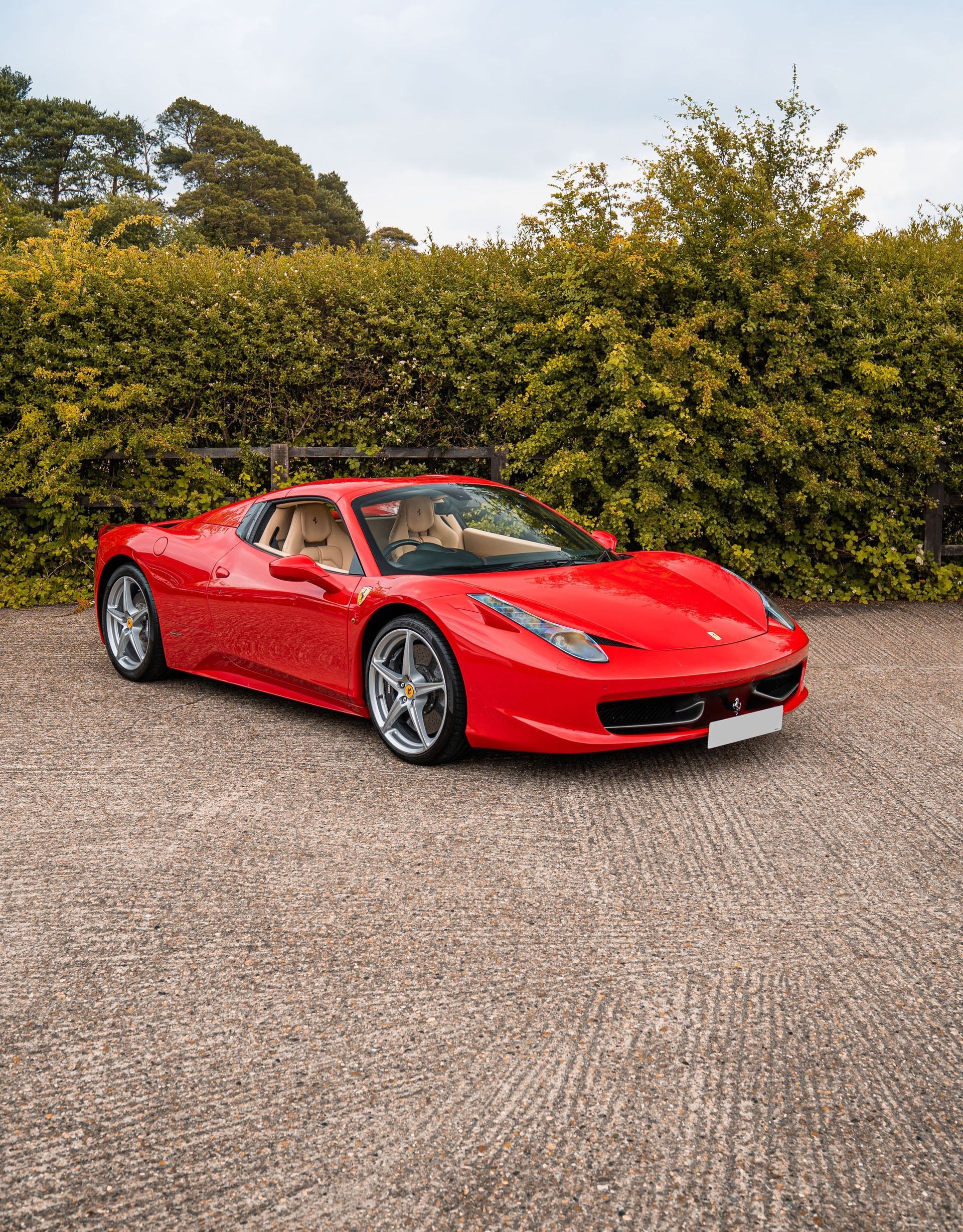 red ferrari 458 spider steering wheel retrim black nappa leather perforated embossed oem d:class