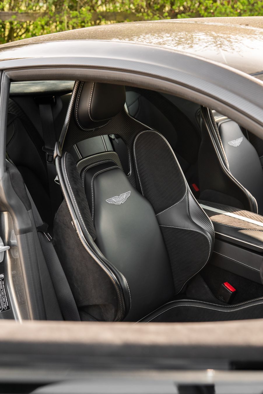 aston martin DBS 770 ultimate seat base retrim pad alcantara leather solution repair replace fix uncomfortable retrim fabricate custom bespoke d:class dclass auto automotive upholster upholstery