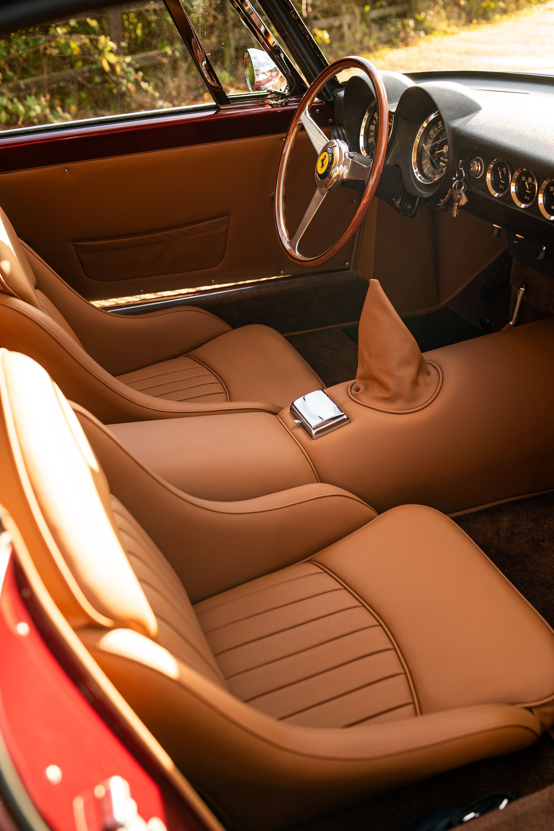 leather interior retrim ferrari 250 swb revival dclass d:class GTO engineering