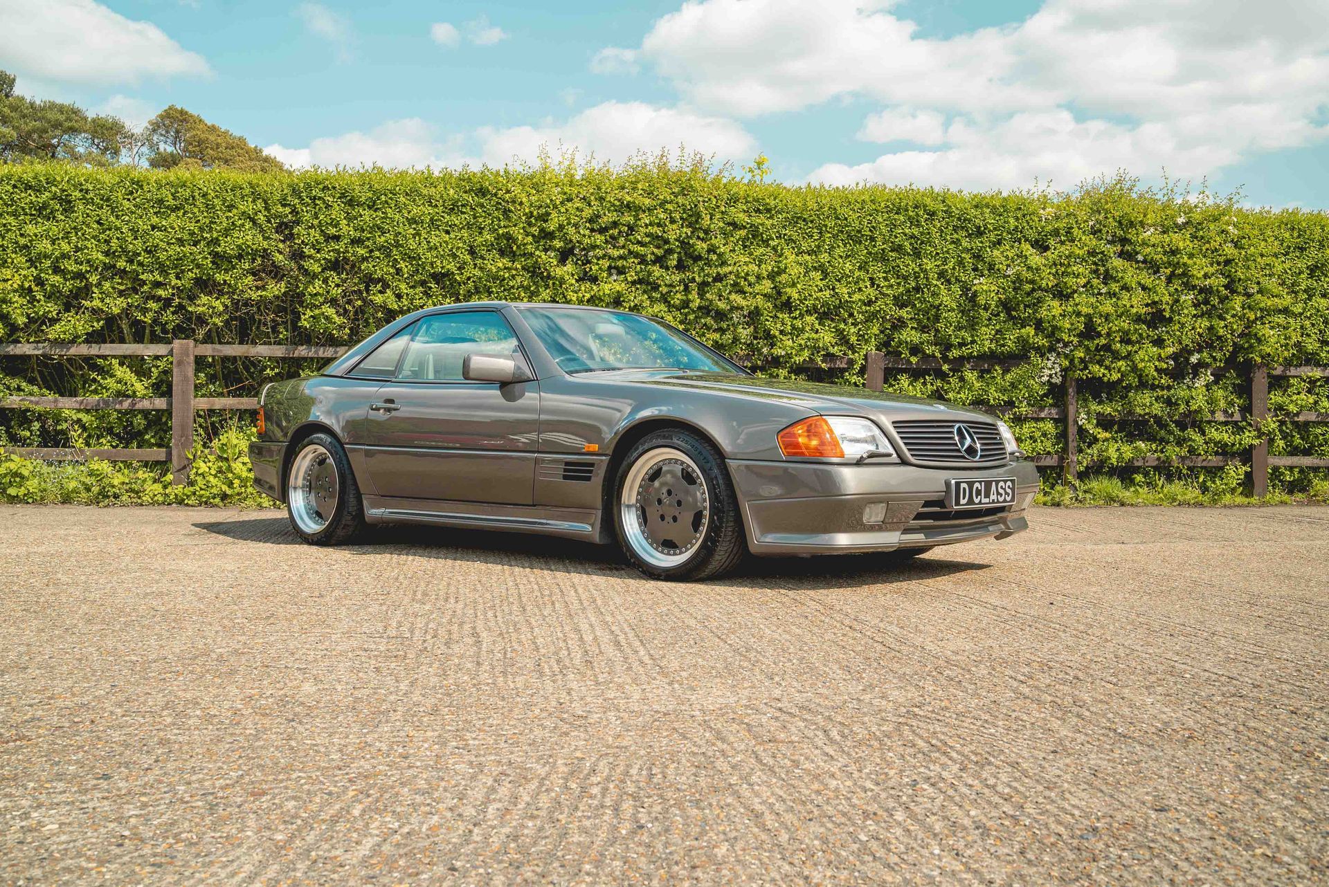 mercedes-benz brunei collection amg sl60 r129 leather nappa grained perforation grey seats retrim