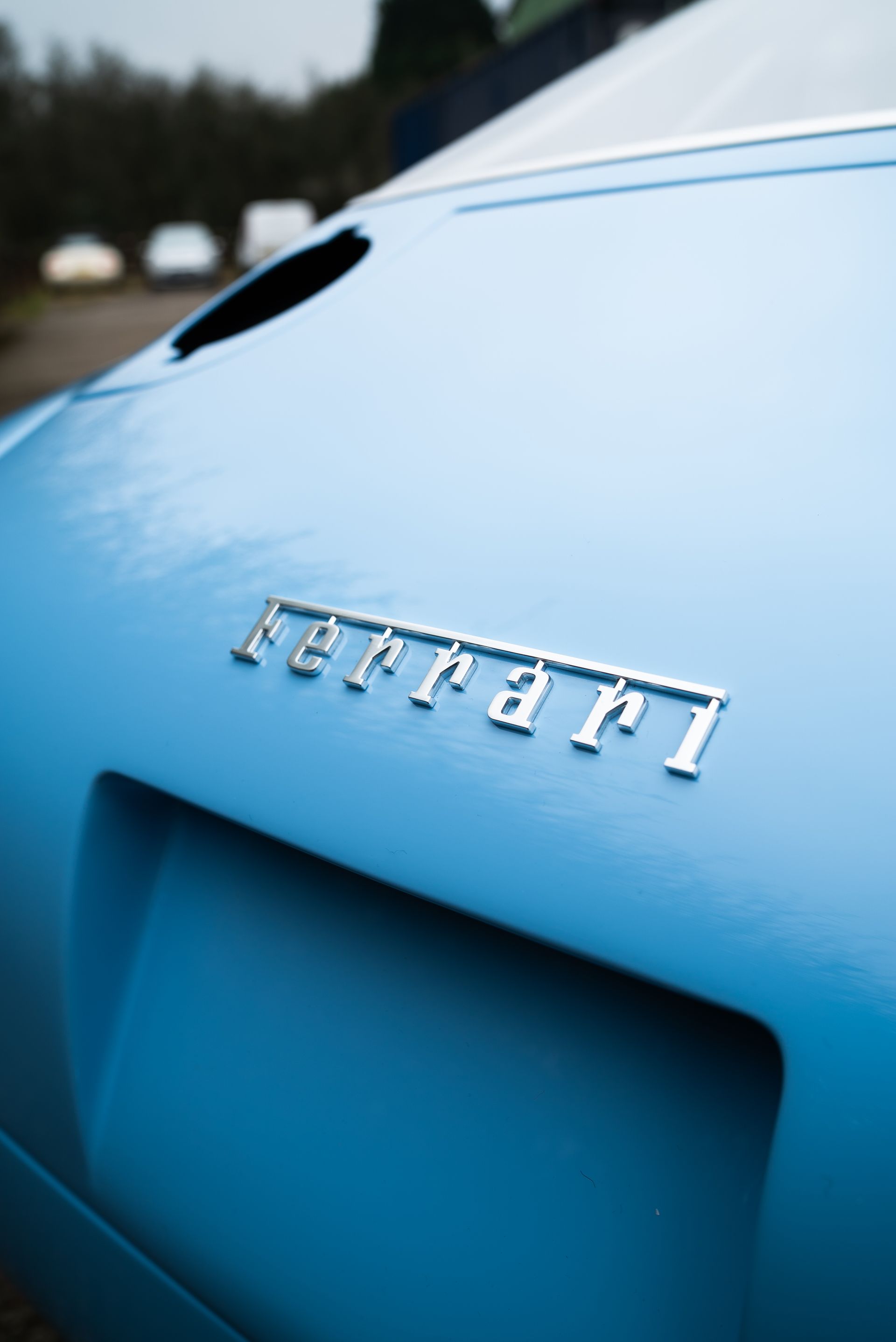 Ferrari SWB 250 GTO Engineering restoration interior full retrim leather corduroy nappa blue d:class automotive