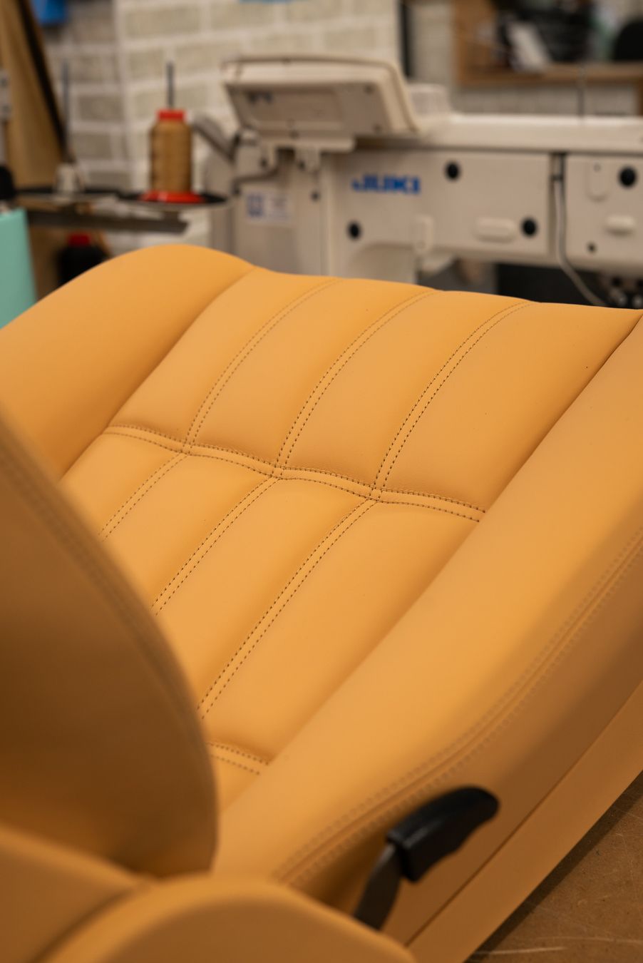 Ferrari 328 GTS interior retrim repairs leather seats sseat carpet targa open air convertible vehicle upholstery trim recover tan beige d:class dclass auto automotive