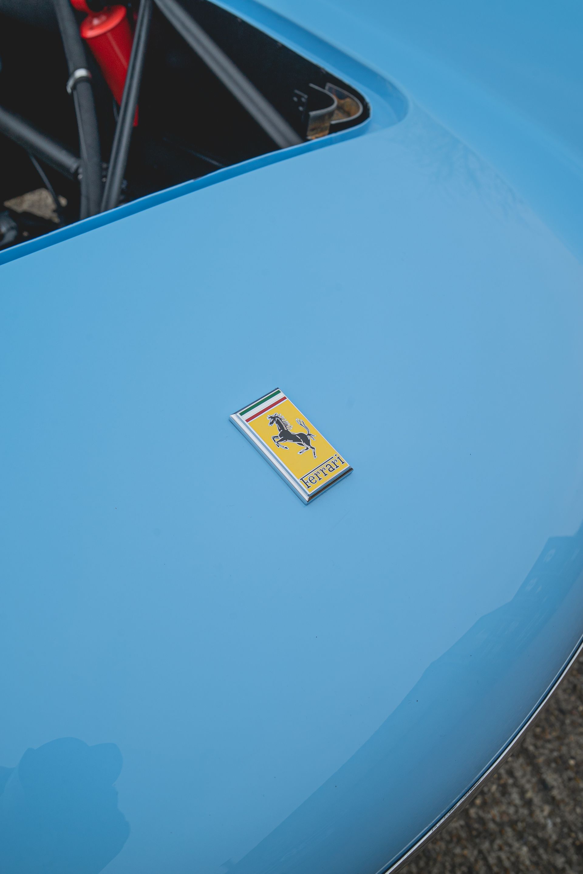 Ferrari SWB 250 GTO Engineering restoration interior full retrim leather corduroy nappa blue d:class automotive