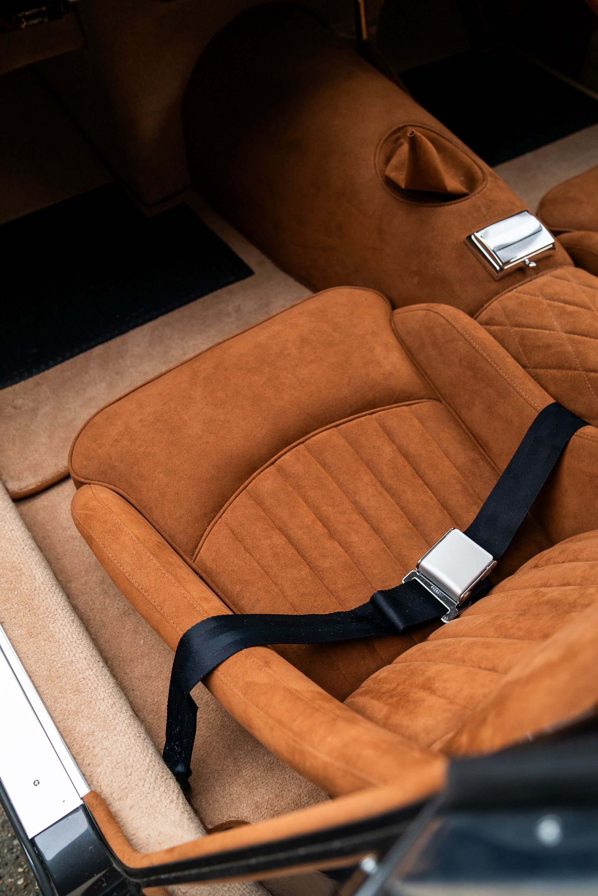 d:class interior retrim upholstery reupholstered retrimmed restoration gto swb 250 alcantara quilting tan custom customised bespoke fabrication fabricated seats carpet roll cage beige boyriven engineering best near me local surrey trimshop