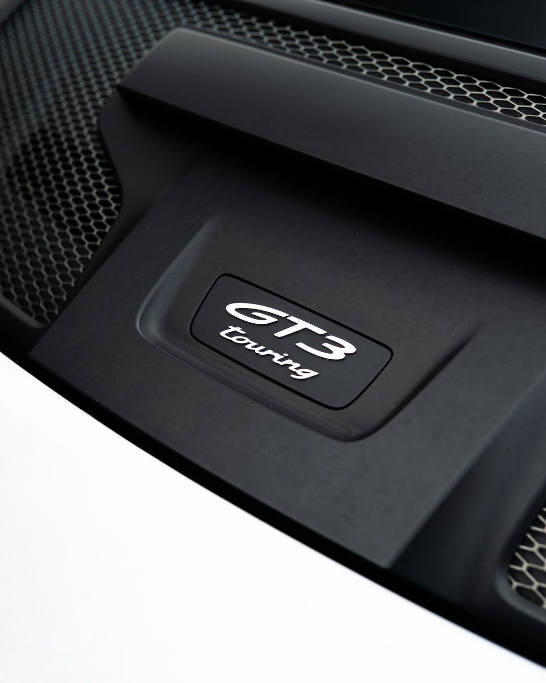 Porsche GT3 Touring silver 992.1 badge emblem logo