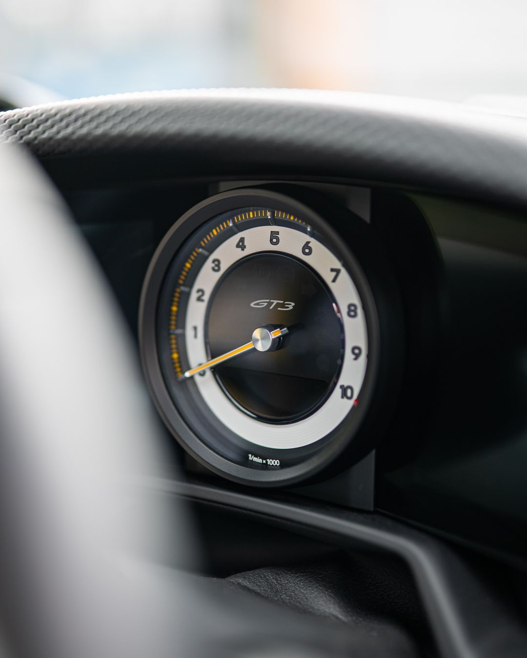 Porsche GT3 Touring silver 992.1 yellow dials