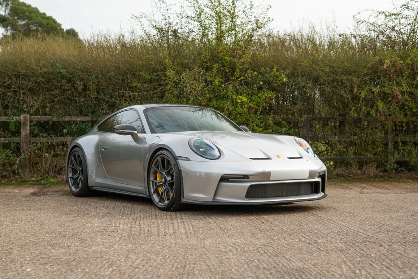 silver porsche GT3 touring houndstooth seat retrim black and white oem plus upgrade retrim