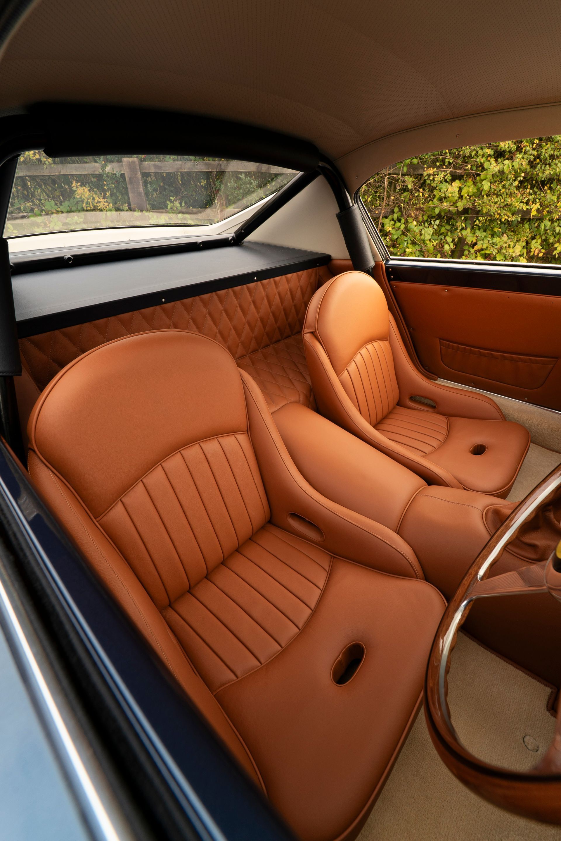 tan leather interior retrim restoration gto engineering swb 250 d:class automotive ferrari classic connolly vaumol