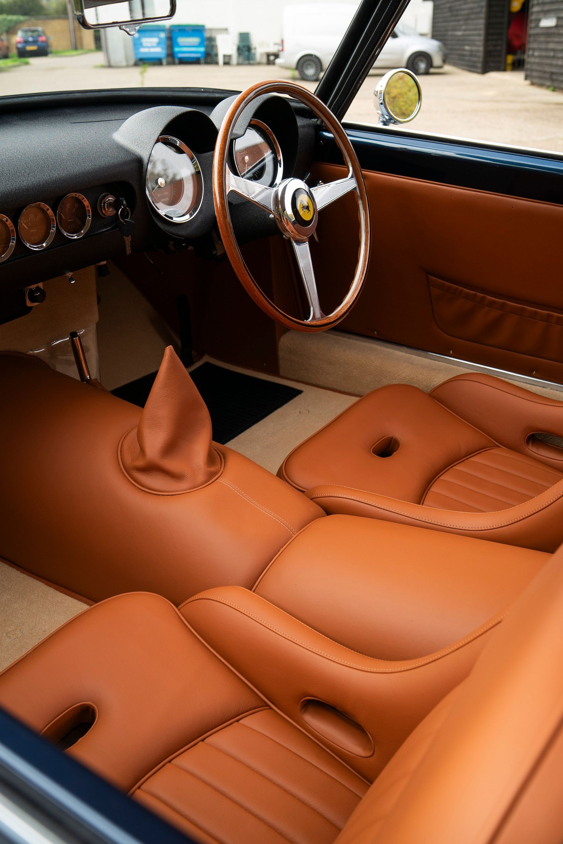 toffee leather interior retrim d:class dclass gto engineering revival